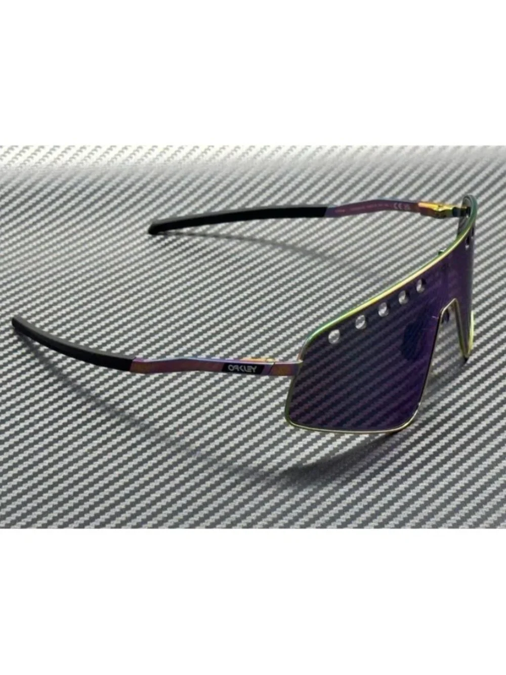 New Oakley Men Polished Oil Slink Sunglasses 60-21-141